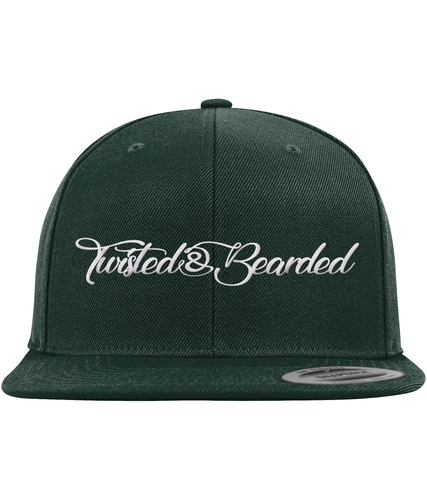 Twisted & Bearded Classic Snapback Cap (Spruce)