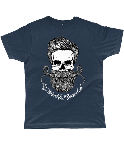 Twisted & Bearded Classic Tee (Denim Blue)