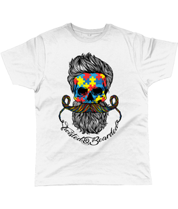 Twisted & Bearded Autism Edition Tee (White)